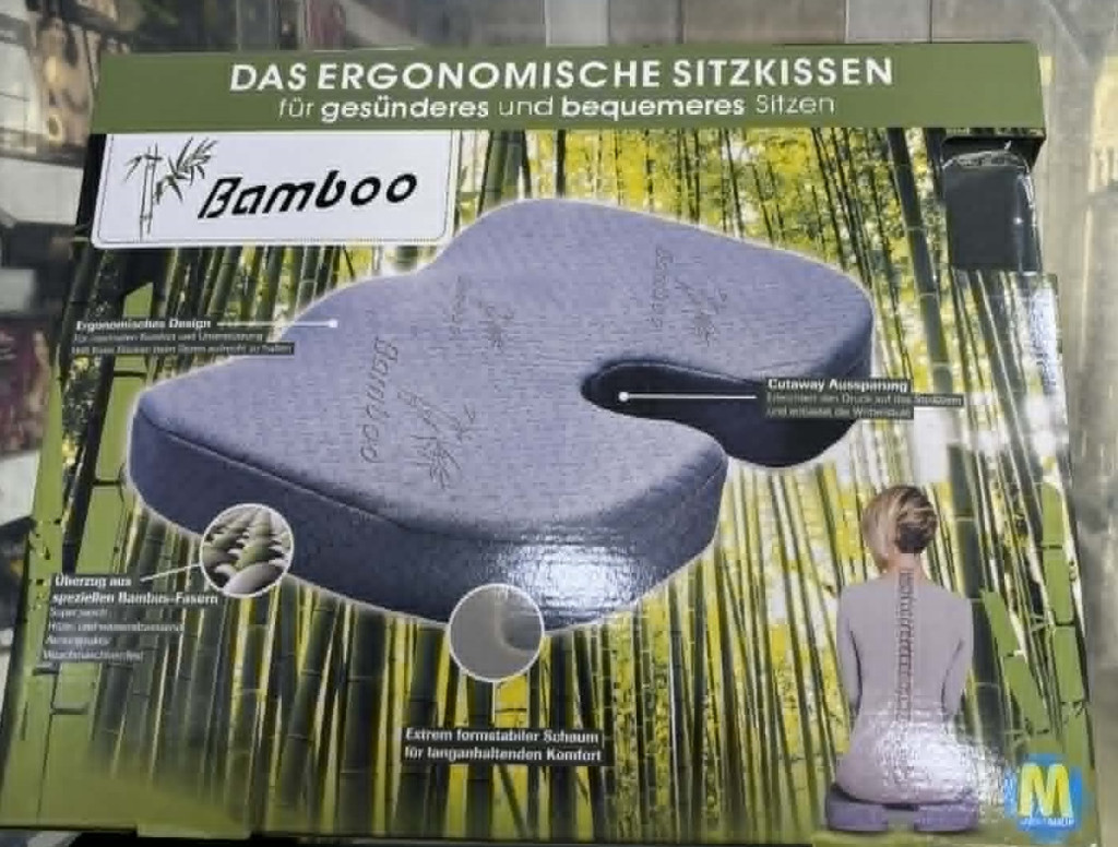 Ergonomikus ülőpárna – Bamboo memóriahab ülőpárna